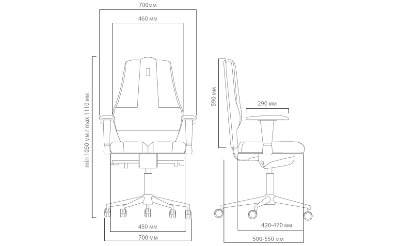 Офисное кресло Kulik System NANO