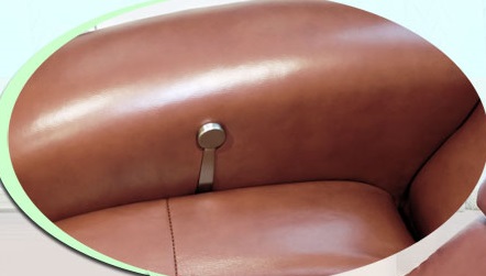 Кожаное кресло реклайнер Relax Lotus материалы
