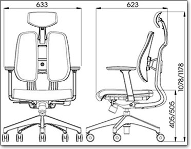 ортопедическое кресло duorest